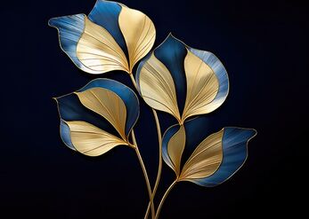 Gold leaves